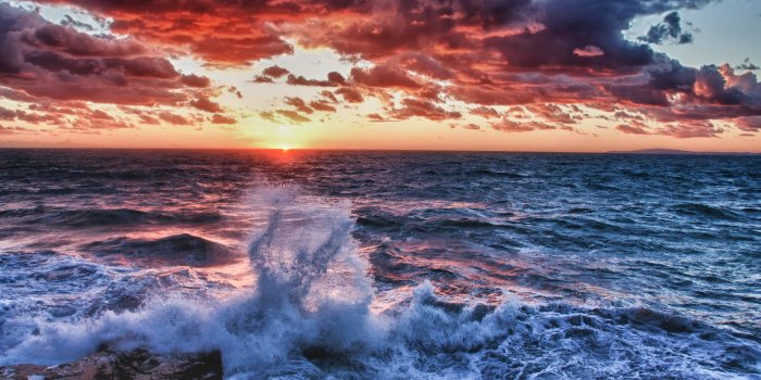 3840x2160 sunset ocean beach Computer Wallpapers, Desktop Backgrounds