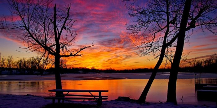 1920x1080 Winter Sunset Desktop Wallpapers HD Wallpaper Backgrounds Of