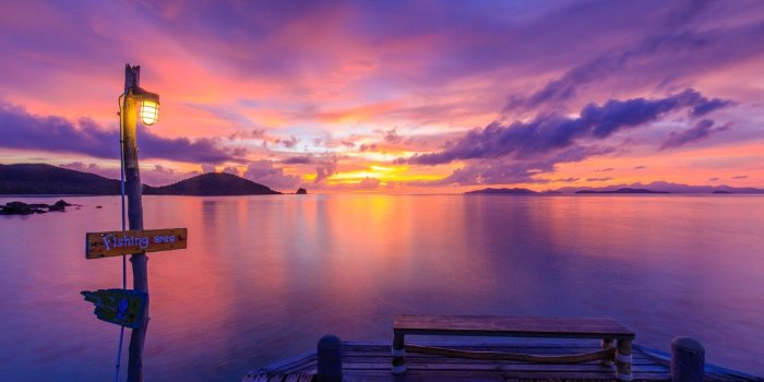 1332x850 Beautiful Sunset Seascape Sky Line Desktop Wallpapers Hd | All in