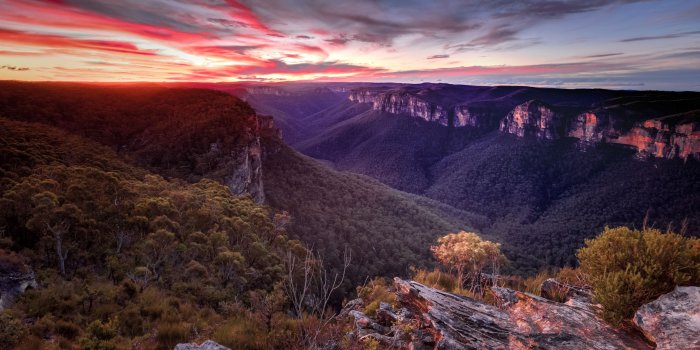 2560x1600 Grose Valley Sunset Desktop Wallpaper Hd 2560x1600 : Wallpapers13.com