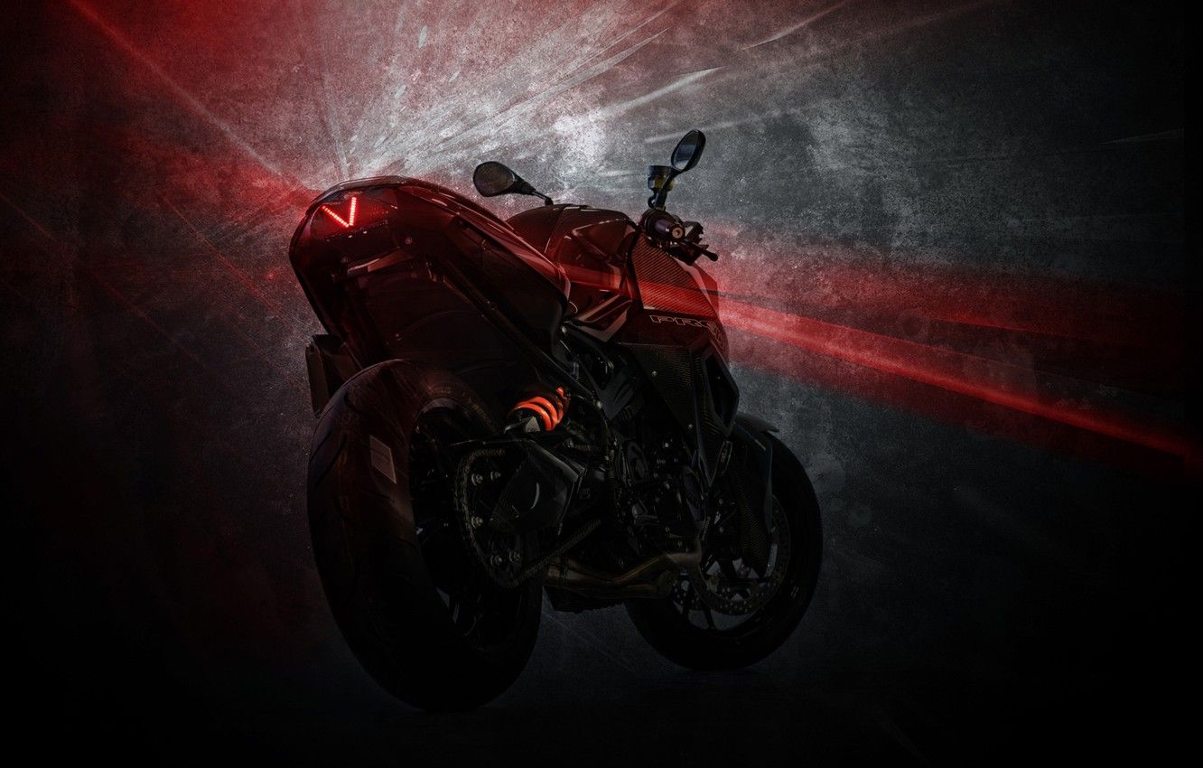 1332x850 Wallpaper tuning, BMW, BMW, motorcycle, lantern, bike, twilight