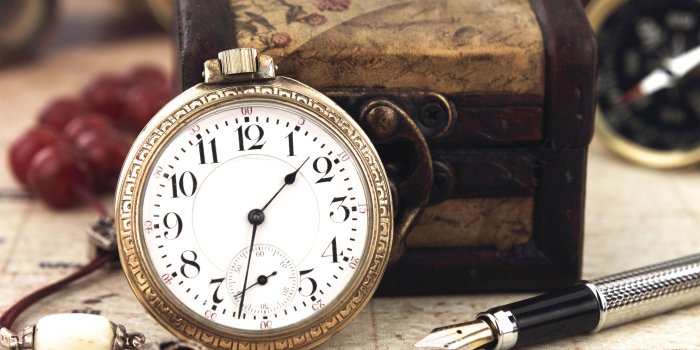 3840x2400 Vintage Watch, Treasure Chest, Fountain Pen, Jewelry widescreen