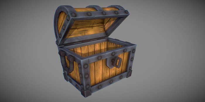 1920x1080 pirate treasure chest - 3D model by Trey Sharp (@sharp3d) - Sketchfab