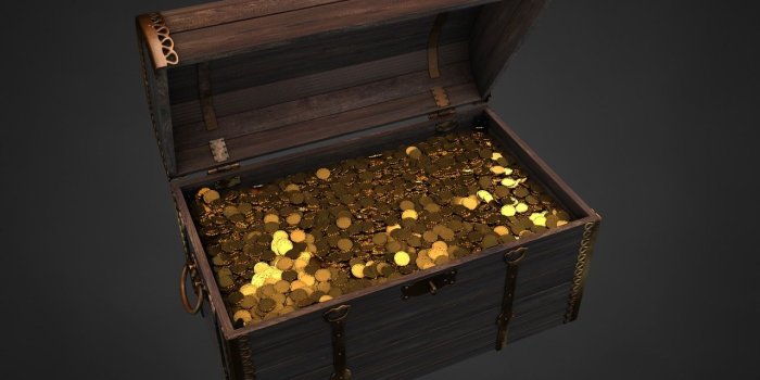 1280x1024 Old Treasure Chest