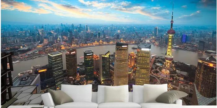 1030x818 WDBH 3d wallpaper custom photo Shanghai Oriental Pearl Photography painting  living room home decor 3d wall murals wallpaper for walls 3 d
