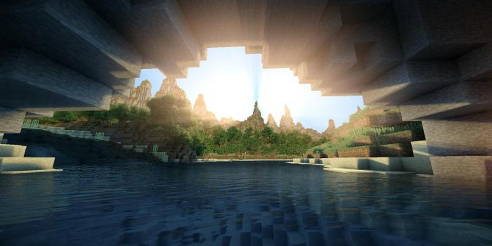 1920x1018 minecraft landscape shaders 2560x1440 - Google Search | Minecraft