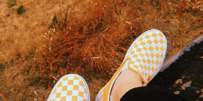 2448x3264 yellow checkered vans | mine in 2019 | Checkered vans outfit, Vans