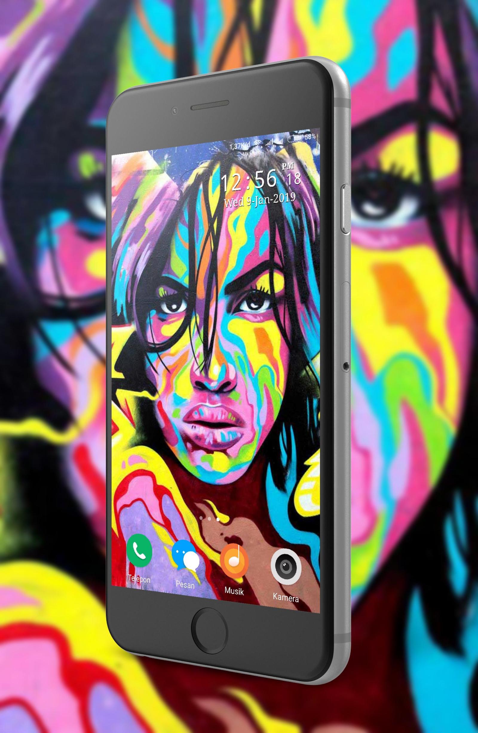 1709x2618 Character Graffiti Wallpaper for Android - APK Download