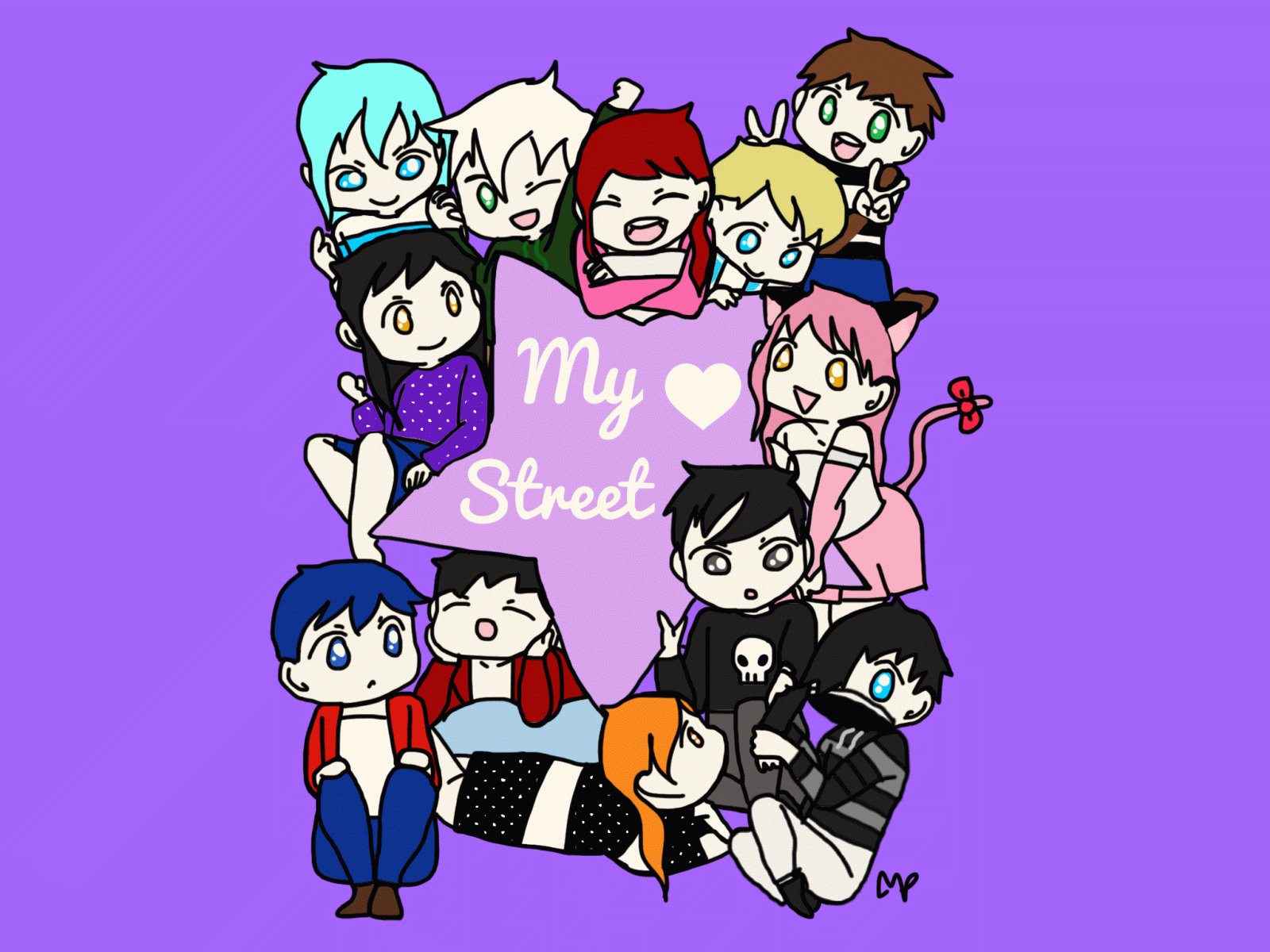 2048x1536 My art of aphmau my street. #AphmauMyStreet #Aphmau #MyStreet