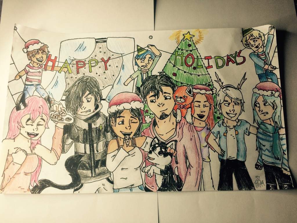 1024x768 Aphmau Pre-Christmas Picture | Aphmau Amino