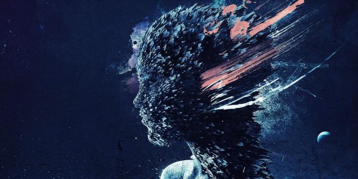 2880x1800 Abstract night walkers in wind -. Cool Abstract Wallpapers. HD