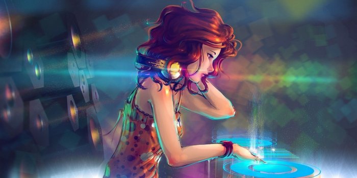 1920x1200 Redhead dj girl #7040676