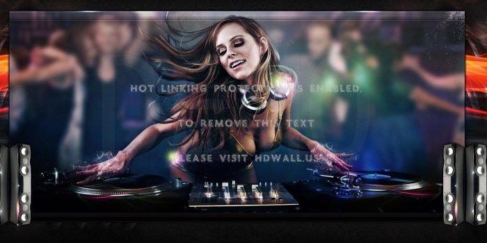1920x1080 women djs dj girl