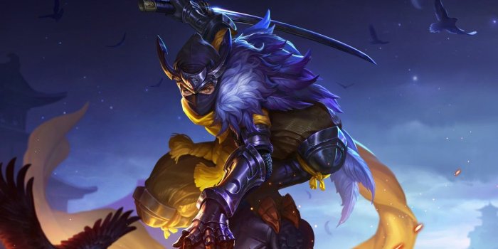 1332x850 Wallpaper look, pose, fantasy, art, ninja, Raven, art, ninja images