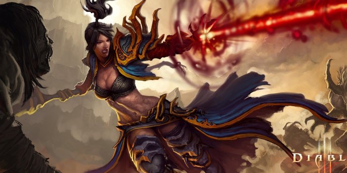2880x1800 Diablo 3 Wizard wallpaper | anime | Wallpaper Better