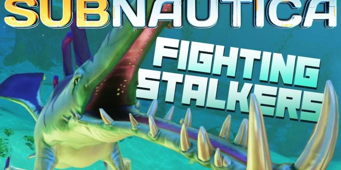 1920x1080 Subnautica Gameplay - Fighting Stalkers! - Let's Play Subnautica