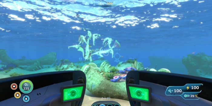 1366x768 I swear, these cameras are like crack to Stalkers. : subnautica