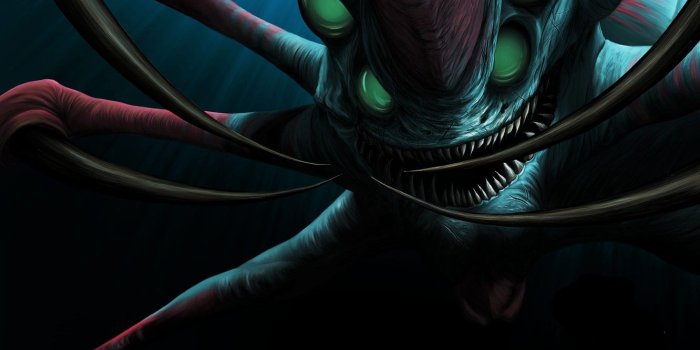 1332x850 Wallpaper monster, being, Subnautica, suplicy images for desktop