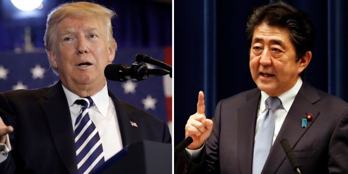 2048x1152 Abe keeps his cool as Trump talks tough on trade - Nikkei Asian Review