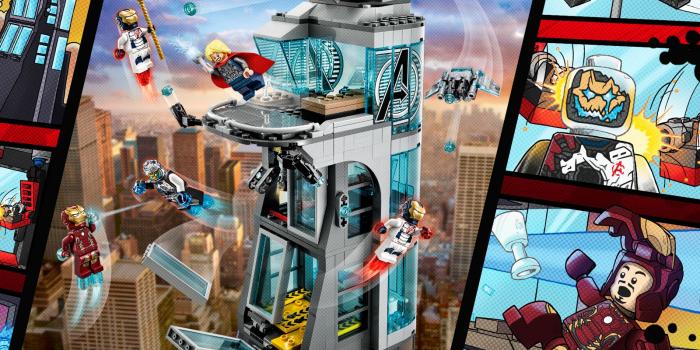 1600x1200 Attack on Avengers Tower - Wallpapers - LEGO® Marvel™ Super Heroes