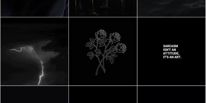 1000x1000 Great Black Coloured Witch Aesthetic Collage