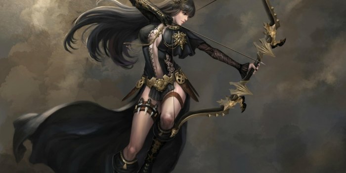 3840x2160 Archer Arrow Black Fighter Woman Girl Game Ultra Bow And Arrow