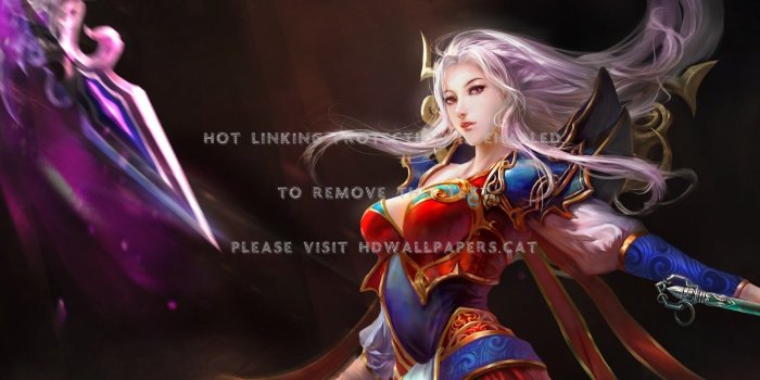 1920x1080 lady fighter art fantasy woman warrior 3d