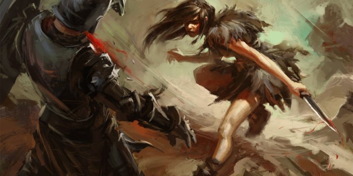 2560x1440 fantasy, Artwork, Art, Warrior, Women, Woman, Female, Battle