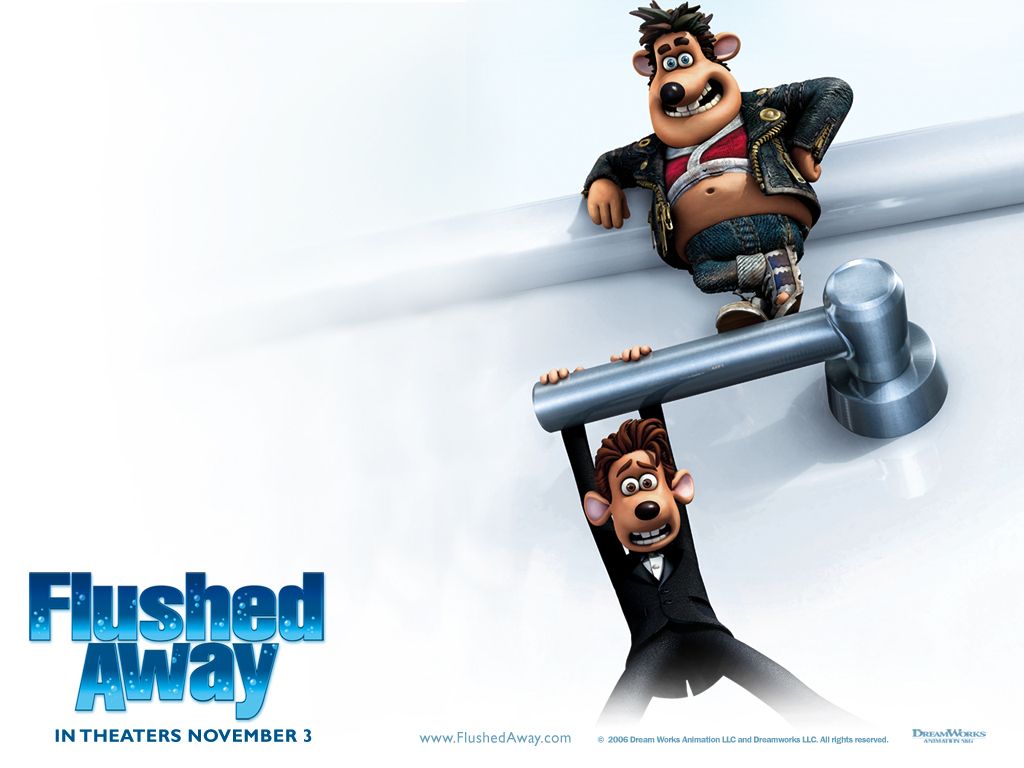 1024x768 Flushed away wallpaper - Dreamworks Animation Wallpaper (12578712
