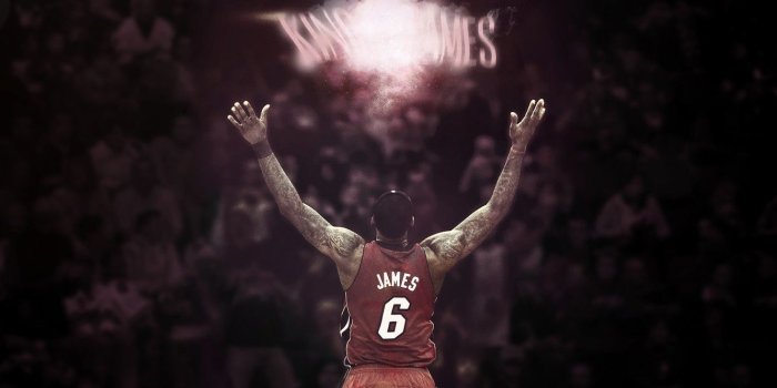 1332x850 Wallpaper Basketball, King, Room, NBA, LeBron James, Miami Heat