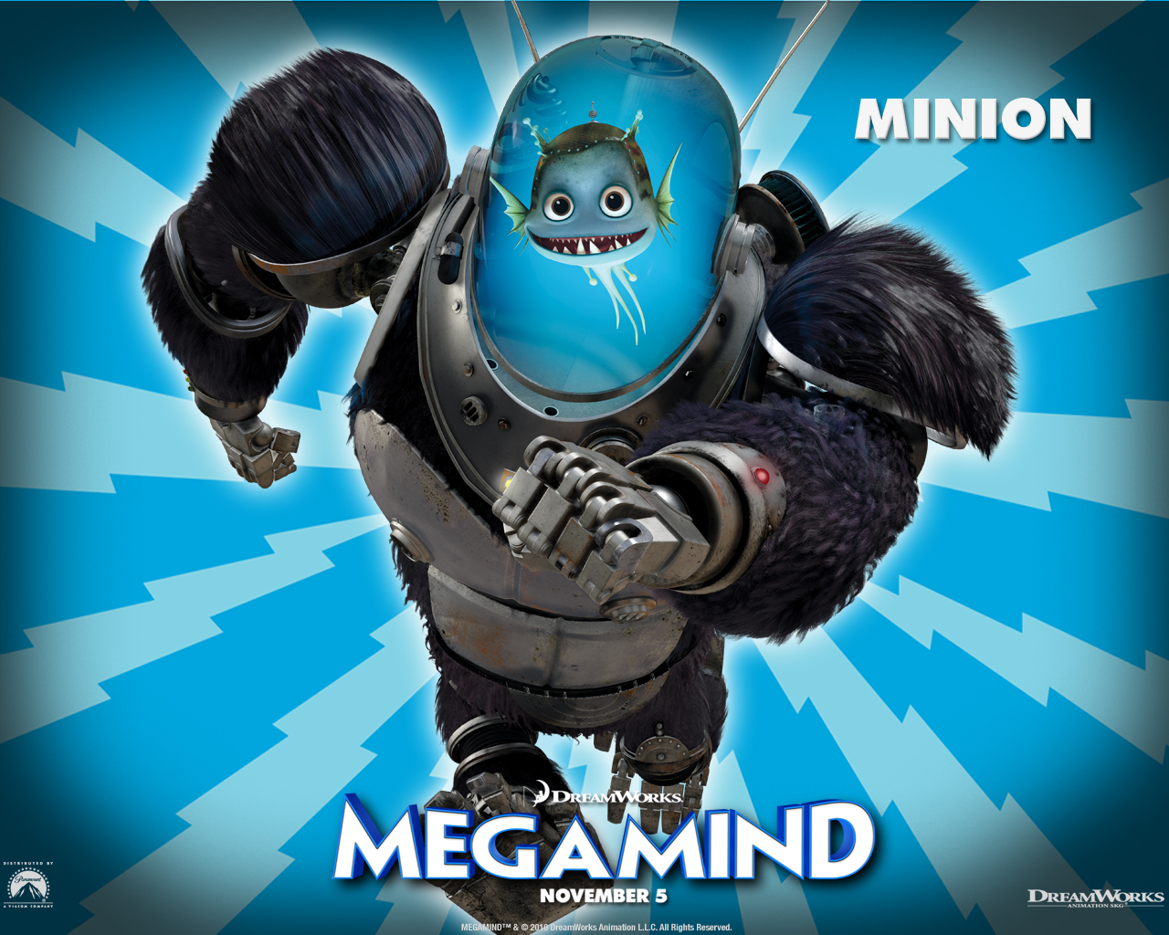 1280x1024 Minion From Megamind Desktop Wallpaper