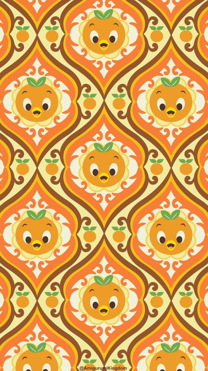 719x1280 Jou's Walt Disney World Designs — Retro Orange Bird wallpaper