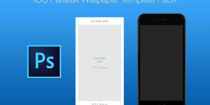 1160x772 Free iOS Parallax Wallpaper Template Pack on Behance