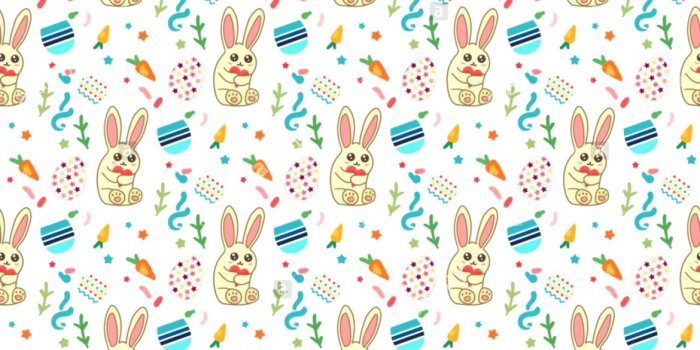 1170x1079 Easter Romantic Bunnies Wallpaper | flutterbuggcreations