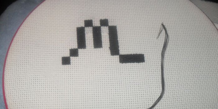 1024x768 My Terraria bunny cross stitch project - Album on Imgur