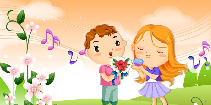 1920x1200 Free Cute Cartoon Couple, Download Free Clip Art, Free Clip Art on