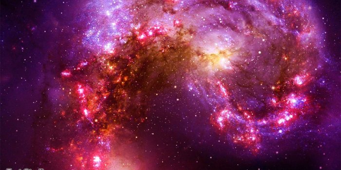 1280x720 Colorful Nebula Space Flight screensaver & animated desktop