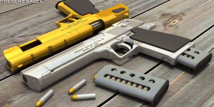 1280x750 Gold Desert Eagle Wallpapers