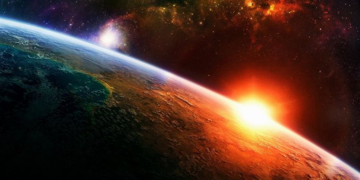 1920x1200 Colorful Space Sunrise #2429 Wallpapers and Free Stock Photos