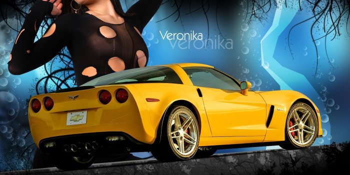 1600x1200 Girl In Unique Dress With Car | Car Wallpapers