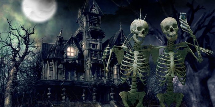 1440x900 Halloween Skeletons Wallpapers