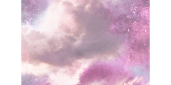 1200x1200 Diamond Galaxy Cloud Glitter Wallpaper - Purple and Pink - Arthouse 260009