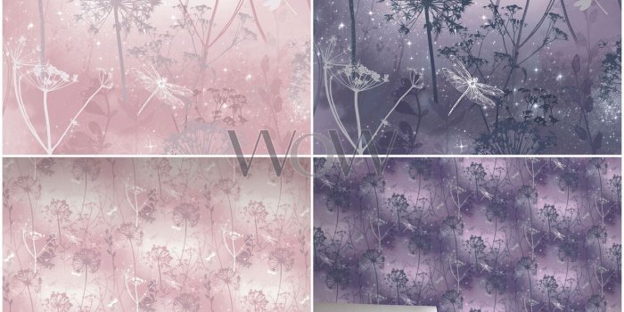1600x1600 Details about ARTHOUSE FANTASIA DAMSELFLY GLITTER WALLPAPER BLUSH PINK  692305 & PURPLE 692306