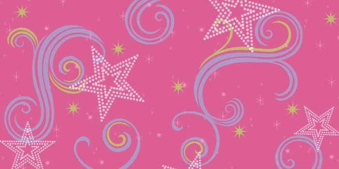 1000x1000 DK6110-Walt Disney Kids Star Glitter Wallpaper-Pink-Purple-Green with  Glitter