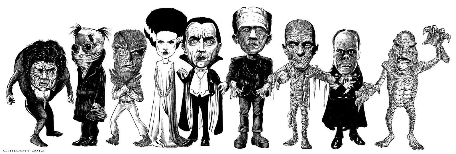 1600x541 Classic Horror Movie Wallpaper