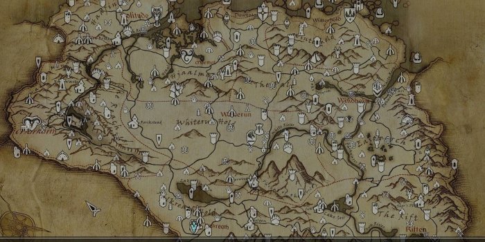 1920x1200 63+ Skyrim Map Wallpapers on WallpaperPlay