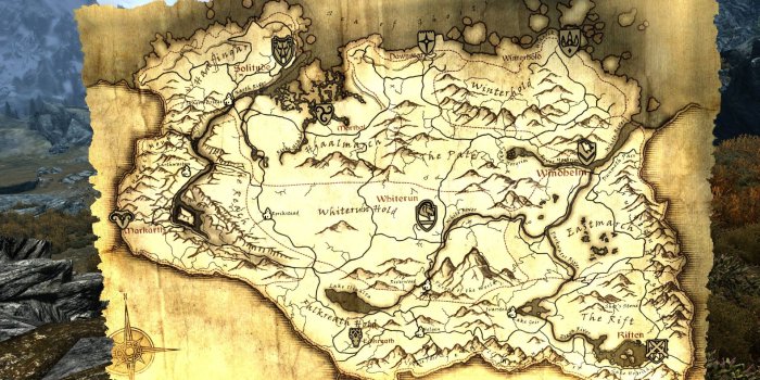 1920x1080 63+ Skyrim Map Wallpapers on WallpaperPlay