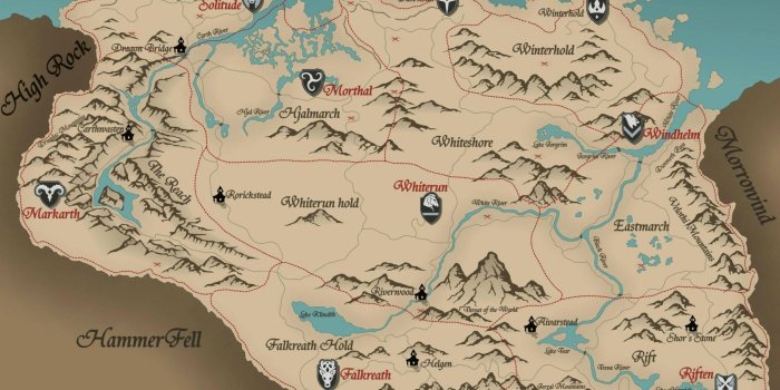 1680x1050 Download Skyrim Map Wallpapers [3138x2280] | 73+ Skyrim Map