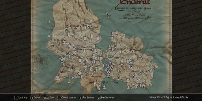 1920x1080 Enderal Skyrim Map | Padandpanty.info