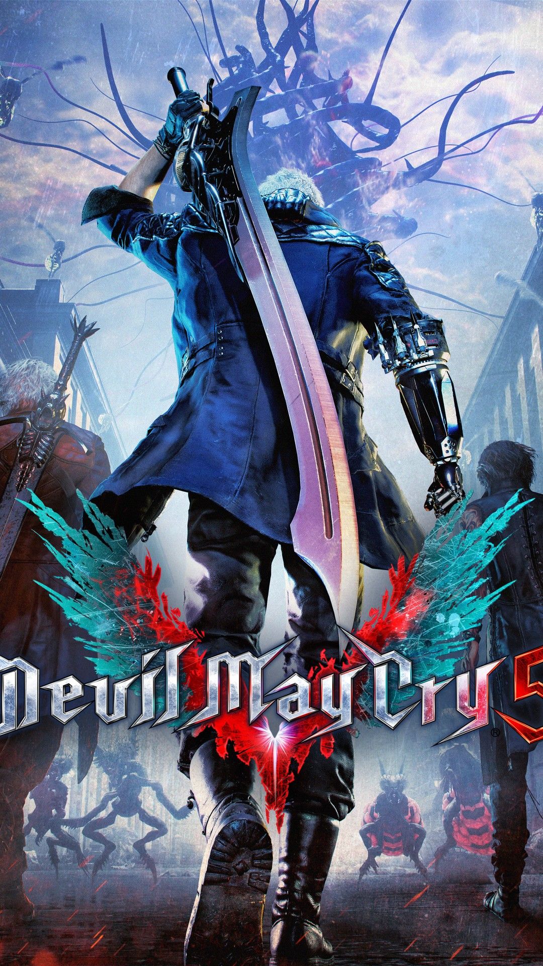 1080x1920 Wallpaper Devil May Cry 5, Dante, Nero, E3 2018, 4K, 8K, 2019 Games